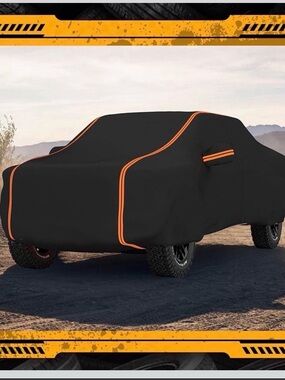 6 Layers Length 232 To 245 In for Toyota Tacoma , Tundra Black Orange